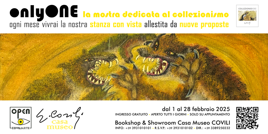 ONLYONE: la mostra dedicata al collezionismo di GINO&nbsp;COVILI - dal 1 al 28 febbraio 2025
