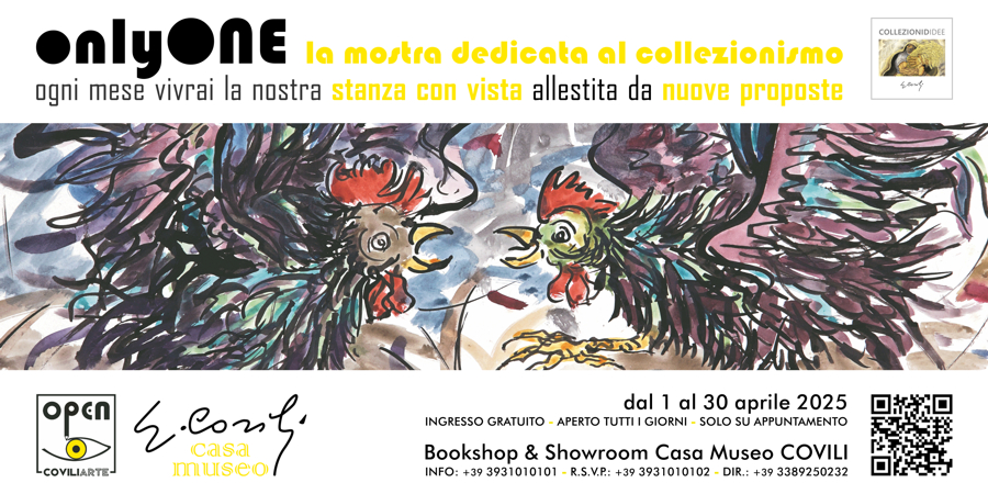 ONLYONE: la mostra dedicata al collezionismo di GINO&nbsp;COVILI - dal 1 al 30 aprile 2025