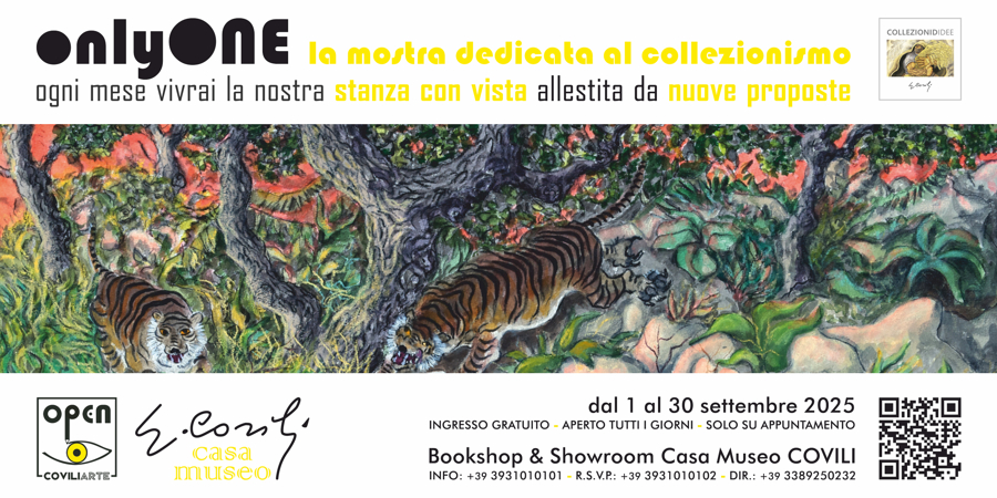 ONLYONE: la mostra dedicata al collezionismo di GINO&nbsp;COVILI - dal 1 al 30 settembre 2025