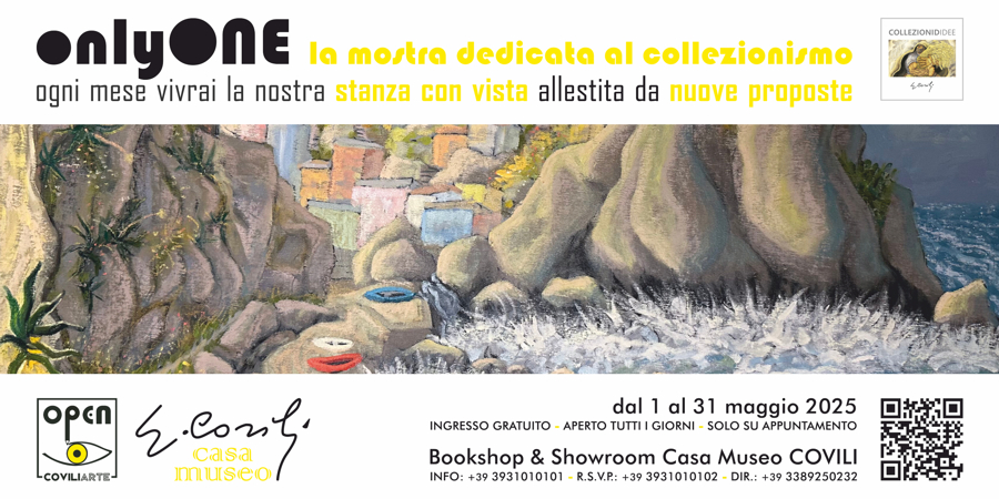 ONLYONE: la mostra dedicata al collezionismo di GINO&nbsp;COVILI - dal 1 al 31 maggio 2025