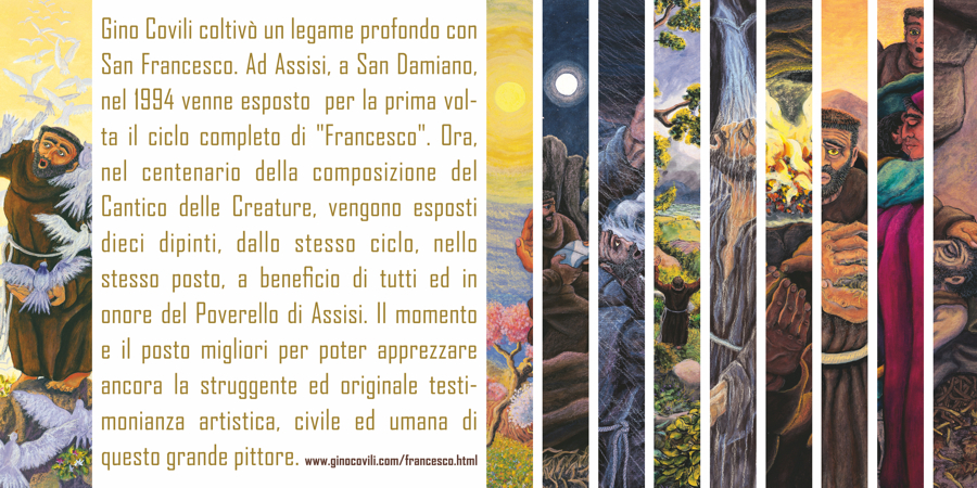 GINO COVILI - IL&nbsp;GRIDO DELLE CREATURE | Programma Iniziative a San Damiano di Assisi